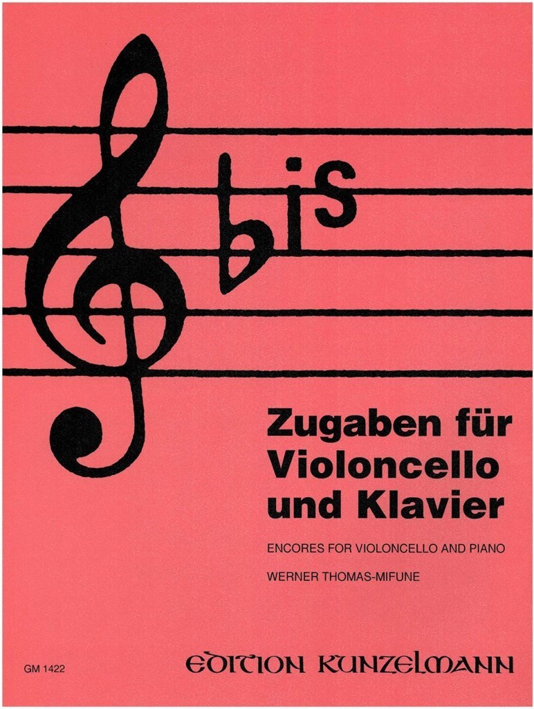 Zugaben Für Violoncello und Klavier